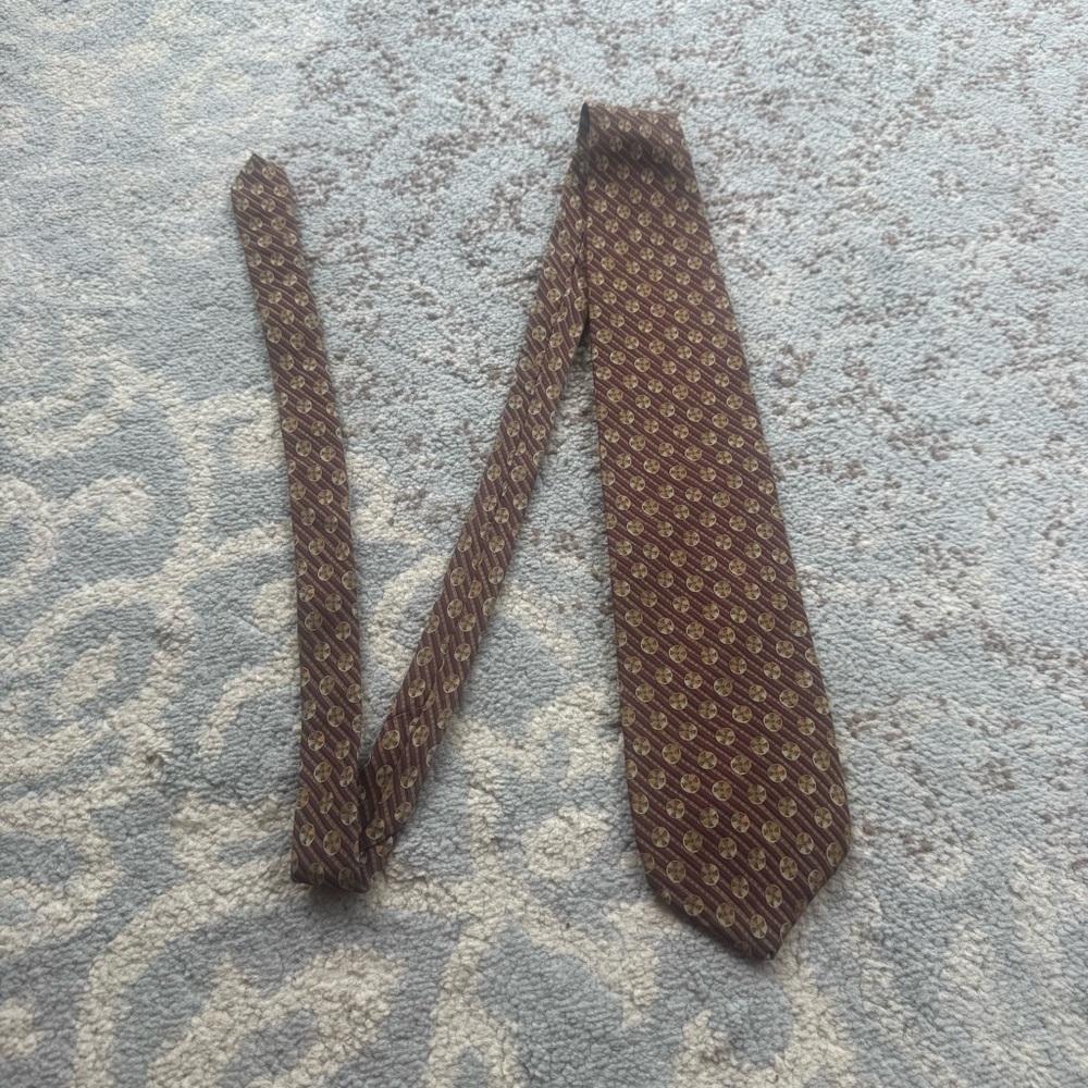 Calvin Klein Silk Patterned Neck Tie